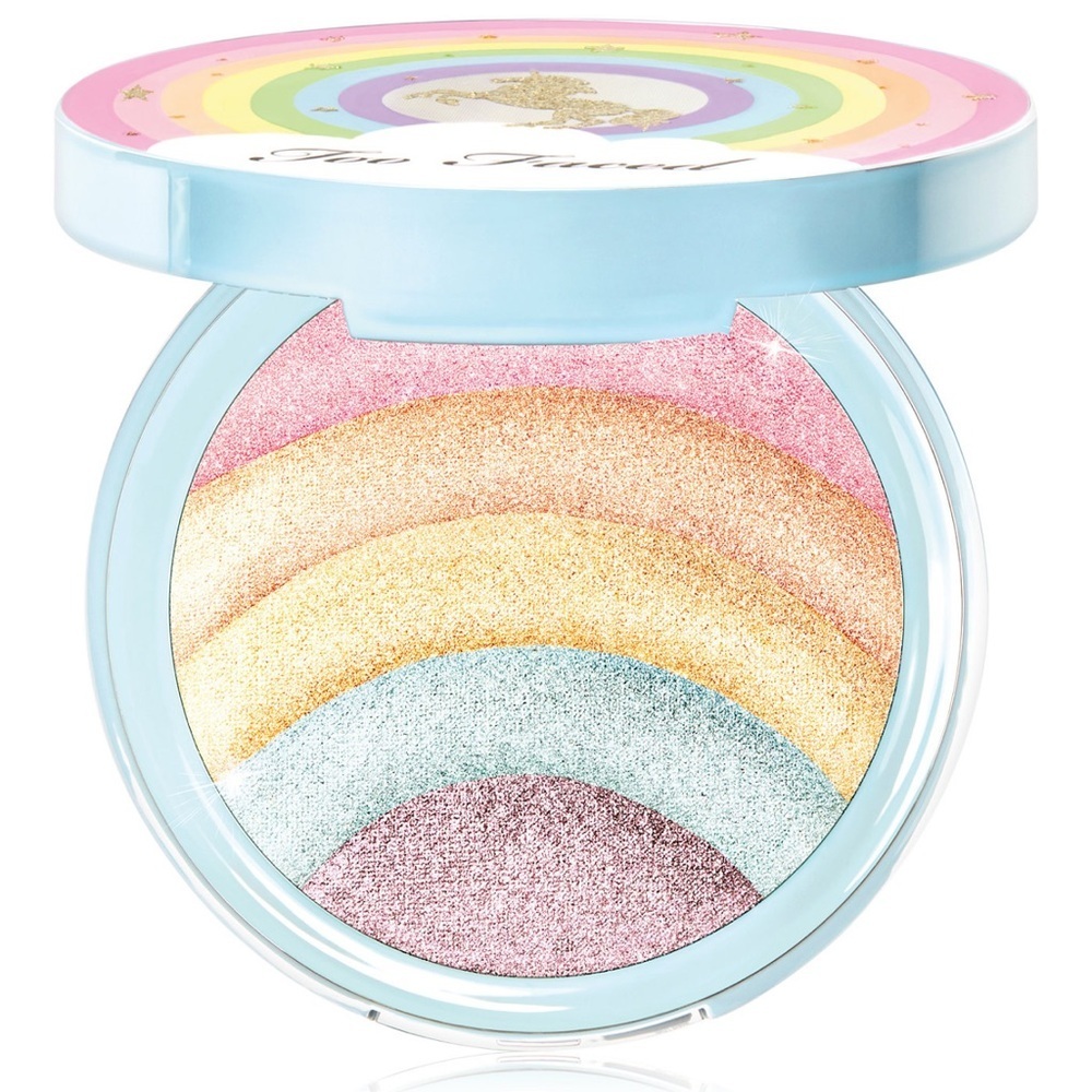 NWT Too Faced Rainbow Strobe Rainbow Effect Highlighter Unicorn Festival Line
